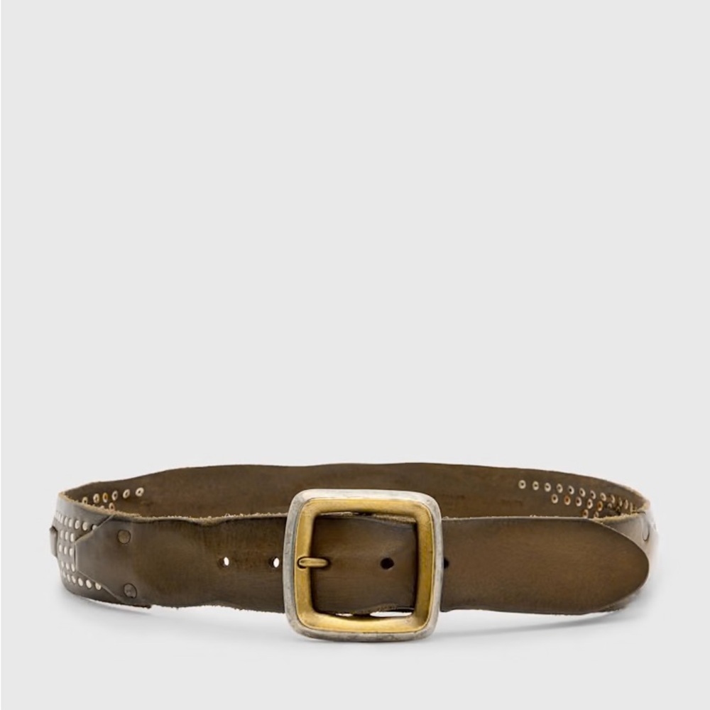 John Varvatos Collection Doyer Studded Belt Size Belt 34